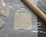 ホケミで簡単☆チョコマフィンパイ。作り方2写真