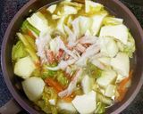 ズワイ蟹と豆腐のうま煮作り方5写真