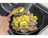 鶏もも肉とじゃがいものカルボナーラ風★動画あり★作り方18写真