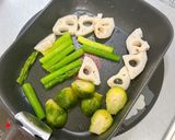 オマール海老のソースでホタテとエビと野菜作り方3写真