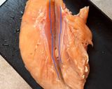 ザルで蒸す鶏胸レタスのニンニクオイスター作り方2写真