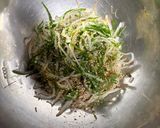 もやし梅肉あえ♪簡単作り方7写真