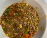 全てレンジ洋風万能梅トマト味炒飯弁当作り方5写真