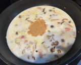 ワンパンで出来る！きのこのクリームパスタ作り方2写真
