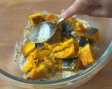 かぼちゃと枝豆とクリチのハニマスサラダ作り方5写真