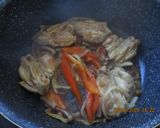 骨付き肉の味ぽん炒め😋作り方3写真