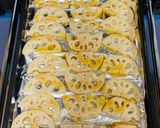 食べる梅だし、レンコンのグリル焼き！作り方1写真