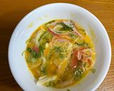 簡単🦀カニカマでかに玉風⁉︎天津飯🟡作り方1写真