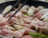 めんつゆで10分！しめじと豚のとろ玉とじ作り方2写真