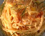 ギリシャ風たらこクリームパスタ。作り方3写真