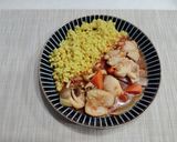 鶏もも肉煮込みのクスクス添え作り方8写真