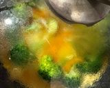 アートな卵焼き(ブロッコリー花作り方9写真