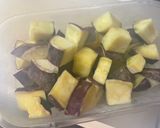 さつまいもときのこの粒マスタードマヨ和え作り方1写真