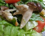 レタスとトマトと玉ねぎ麹キノコの春サラダ作り方4写真