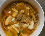お一人様クリームタコライス味豆腐野菜炒め作り方21写真