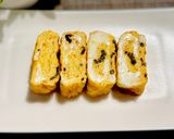 塩昆布で旨じょっぱい！卵一個の玉子焼き作り方6写真