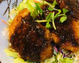 一口チキンカツのソースカツ丼作り方3写真