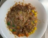 レンジ中華風梅すき焼き味オムライス弁当作り方6写真