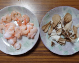 ヨウサマの減塩舞茸と海老の餡掛け豆腐作り方2写真