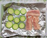 簡単昼食朝食ズッキーニベーコン食パン節約作り方3写真