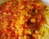パルメザンチーズとミートソースパスタ🍝作り方2写真