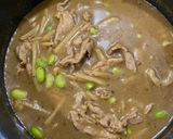 鍋の残りスープで和風グリーンカレー作り方8写真