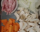 【野菜】具だくさんの豆乳スープ作り方1写真