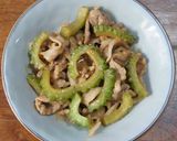 ゴーヤと豚肉の味噌煮作り方4写真