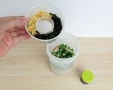 サラダポットで麺ランチ~オクラそば作り方7写真