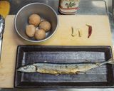 焼き秋刀魚とマッシュルームの絶品パスタ作り方1写真