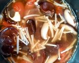 暑い日の夕飯！トマト冷やし酸辣湯つけ素麵作り方7写真