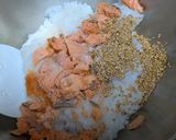 胡麻鮭のおにぎり作り方2写真