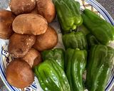 ポリ袋1枚！ピーマンと椎茸の肉詰め作り方3写真