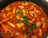 冷凍エビと冷凍ムール貝のトマト煮込み作り方4写真