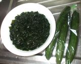 ワカメきゅうり酢の物♪簡単レモン汁作り方1写真