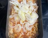 節約キャンプ飯！旨辛！キムチラーメン！作り方5写真