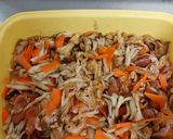鶏ごぼうと舞茸の炊き込みご飯(6合)作り方6写真