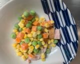 レンジ簡単洋風スタミナ丼味オムライス弁当作り方1写真