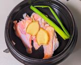 手羽元の参鶏湯風旨塩うどん鍋作り方2写真