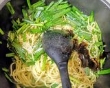 ニラ玉めん入り　時短　肉ﾅｼ作り方3写真