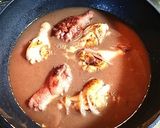 ブラウンルウのカレー　赤ワインと小豆煮汁作り方4写真