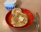 ふわふわ　バナナパンケーキ作り方7写真