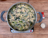 やきとり缶アレンジ・卵スープ（大量調理）作り方8写真