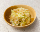 千切りキャベツと甘酢生姜の和え物作り方4写真