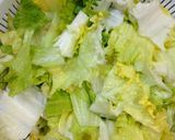 野菜不足解消グリーンリーフでポテトサラダ作り方1写真