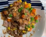 レンジ簡単クリーミーそば飯味炒飯弁当作り方6写真