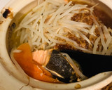 簡単ヘルシー⭐︎もやしと鮭のちゃんちゃん鍋作り方7写真
