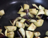 豚こまと茄子と椎茸のピリ辛味噌炒め作り方2写真