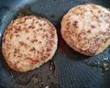 簡単今日の夕飯！茸チーズハンバーグ肉料理作り方8写真