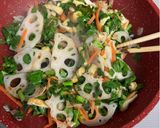 大根菜とレンコンの炒め物♪作り方2写真
